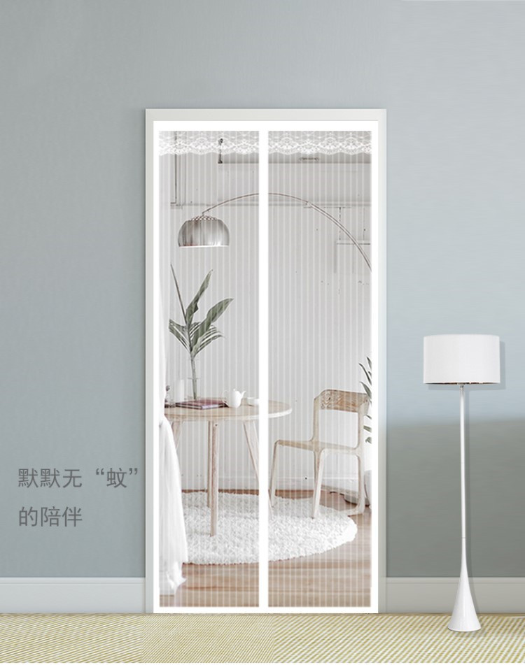 Mosquito-blocking door curtain breathable and durable door curtain summer anti-mosquito household entry door mosquito net paste gauze partition