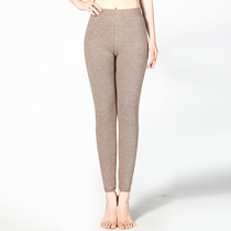 Pure Mountain Cashmere Pants Woman Thick style Body Warm Pants Autumn Winter Thickening of the bottom High waist wool Bottom Cotton Warm Long Pants