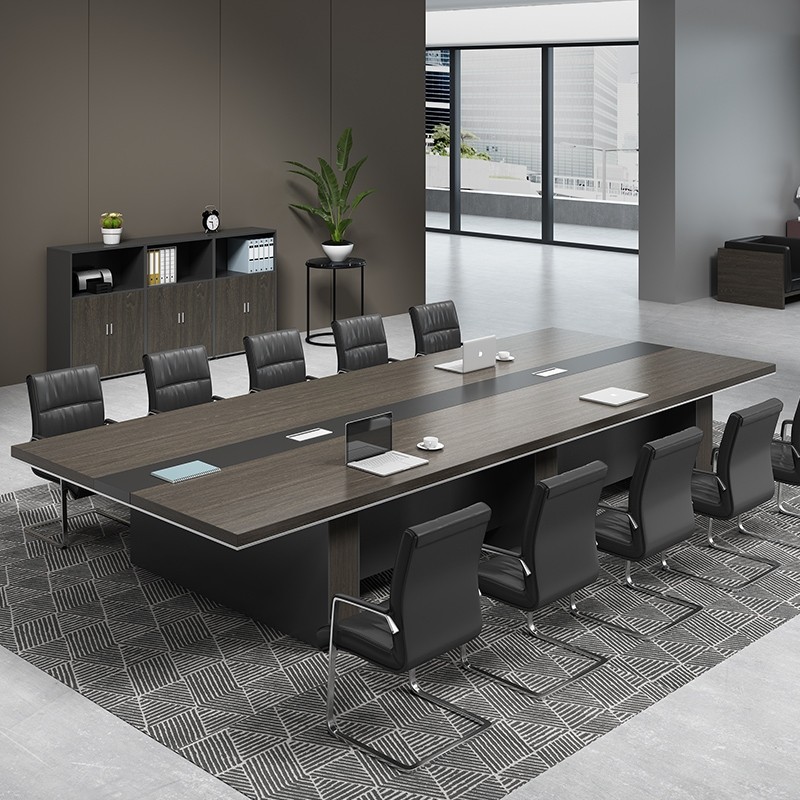 Office furniture desk board rectangular conference table long tables simple modern negotiating table and chair combination