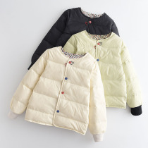 2022年新款轻薄羽绒内胆男童女童90白鸭绒上衣两面穿保暖内搭内穿