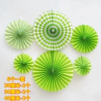 Зеленый фанат цветов