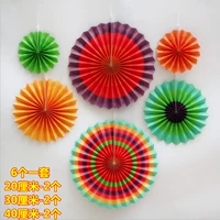 7 -color Flower Fan