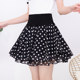 Double-layer chiffon short skirt polka dot summer anti-exposure a