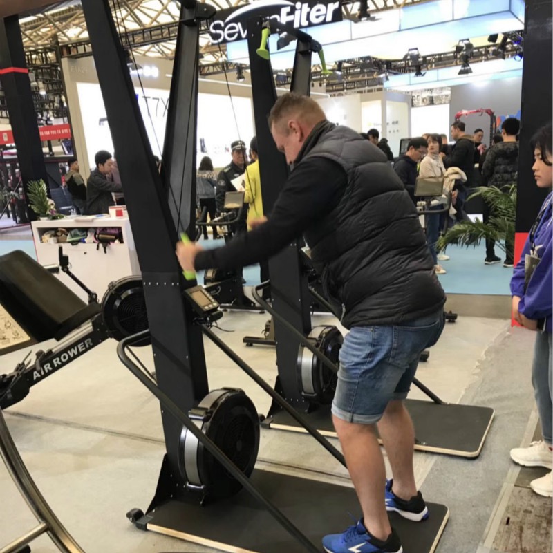 New commercial wind resistance c2 ski machine indoor ski simulator aerobic core strength sports fitness equipment