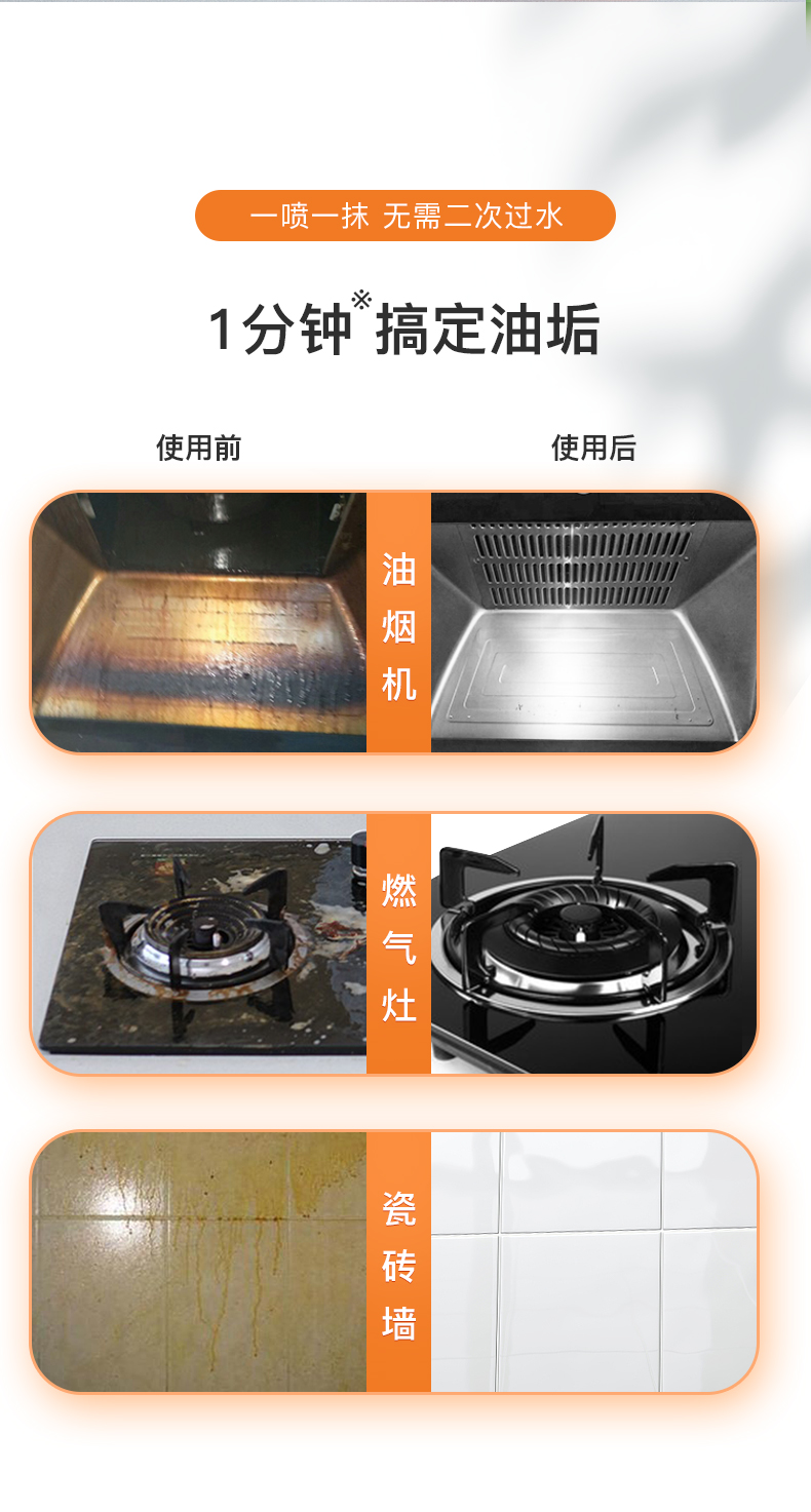 威王 抽油烟机清洗剂 图6