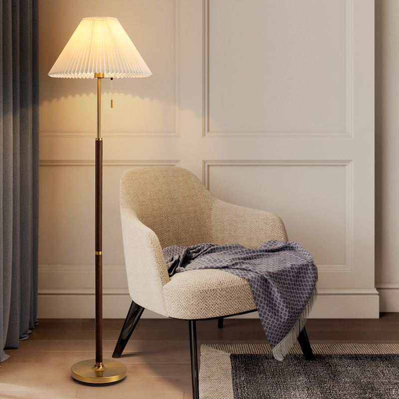 Floor lamp Living room sofa next to Nordic retro 100 plexant minimalist light and luxurious bedroom bedside cozy standing desk lamp
