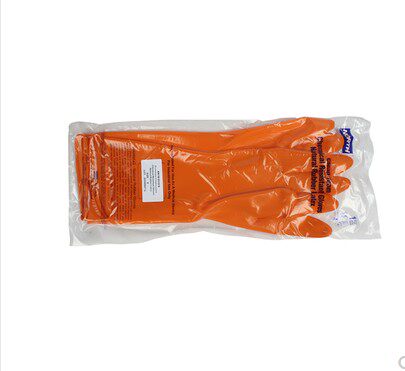 Honeywell AK1815 Natural Rubber Chemical Resistant Gloves Acid and Alkali Corrosion Resistant Laboratory Chemical Resistant Gloves