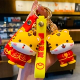 Брелок, изысканный аксессуар на рюкзак, фигурка, ключи от машины с застежкой, тигр, 2021 года, новая коллекция, популярно в интернете