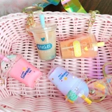 Креативный милый чай с молоком подходит для мужчин и женщин, брендовый мультяшный брелок для влюбленных, популярно в интернете