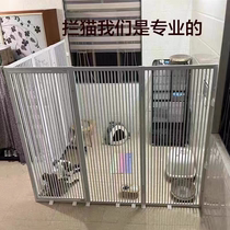 Pet fence anti-cat door fence no punching isolation door cat railing indoor cat and dog blocking fence