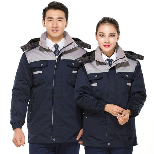 Зимняя утепленная износостойкая куртка для работы, комплект