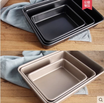 Форма для торта, новая 17-дюймовая прямоугольная антипригарная форма для выпечки, бытовая форма для выпечки печенья, рулета