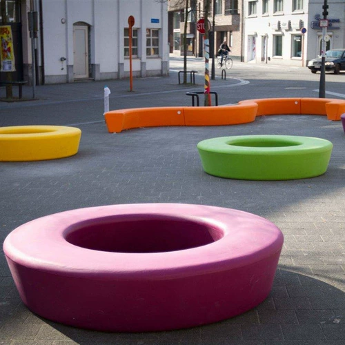 居语 Стеклянный детский дорожный пончик для отдыха, круглое кресло