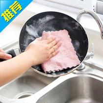 Dont drop table rags kitchen oil-stained towels 100-pack thickened cleaning cloth double-sided hair wipes 10 absorbent dishwashing e-scouring pads