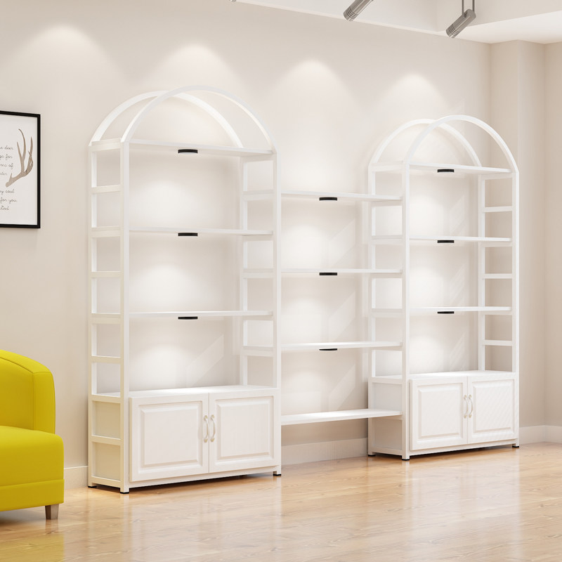 Beauty Salon Products Display Cabinet Shelving Mother & Baby Shop Shelving Shelving Chia Oil Gum Medecor Shelf Round exhibition