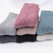 Wool socks for women in autumn and winter plus velvet thickened socks for women in winter mid-calf socks warm cotton socks cashmere stockings winter