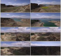 Qinghai Lake Yellow River source Lake Qinghai Lake real shot video material