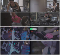 Fitness fitness fitness room fitness entertainment real video material