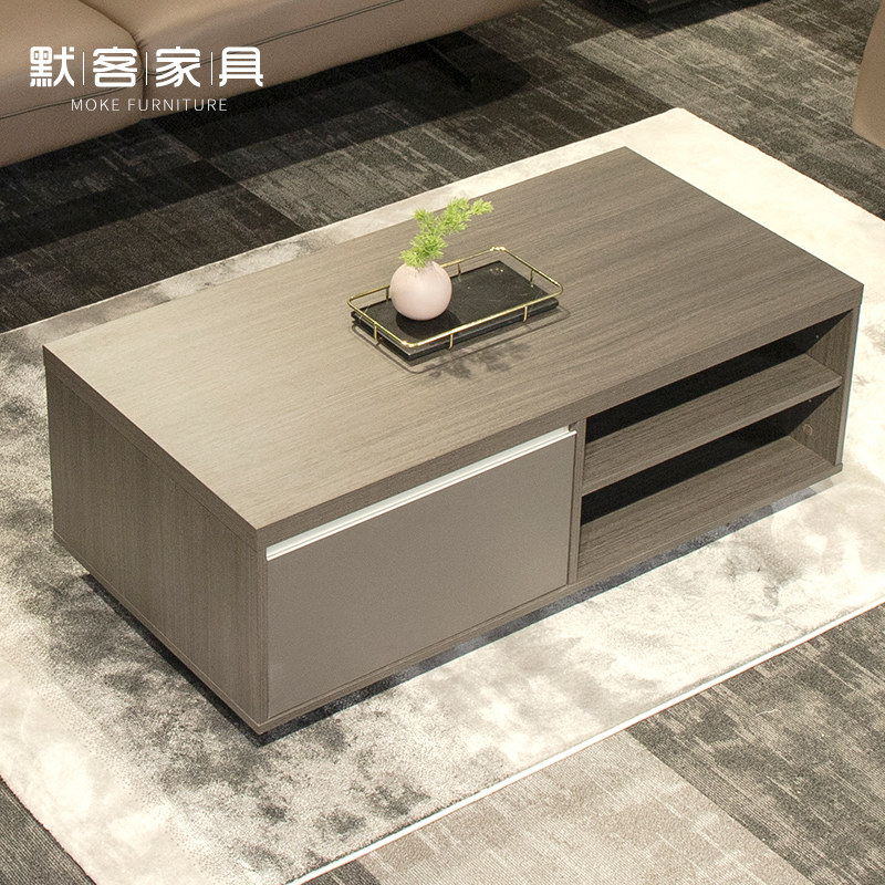 Boss Office Long Tea Table Square Tea Table President Assorted Sofa Tea Table Combinations Modern Light Lavish Simplicity