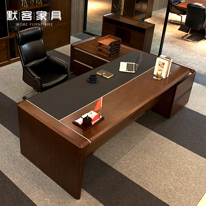 Desk boss President's desk high-end office furniture big bandai boss table manager table matching table and chairs combination