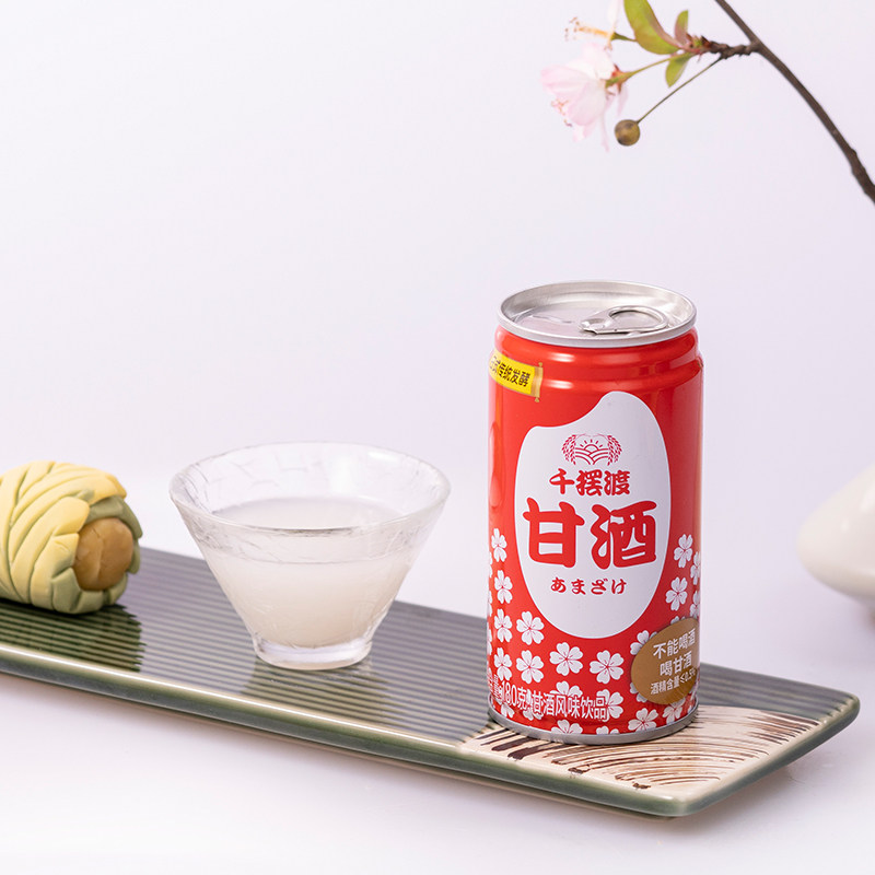 统一 千摆渡 日式甘酒风味饮品 180g*12罐 天猫优惠券折后￥19包邮（￥119-100）