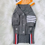 Xiaoxiangfeng одежда для собак, свитер для домашних животных, Тедди, померанский шпиц, модный бренд на осень и зиму, открытая рубашка с двумя штанинами, трикотажная одежда