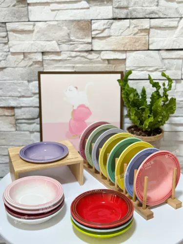 Le Ping заменяет домашнюю миску керамическая собака Специальная миска с собачьей кошачьей консервированной закуски для закуски рисовой тарелки маленькая собачья легкая рта суп тарелка