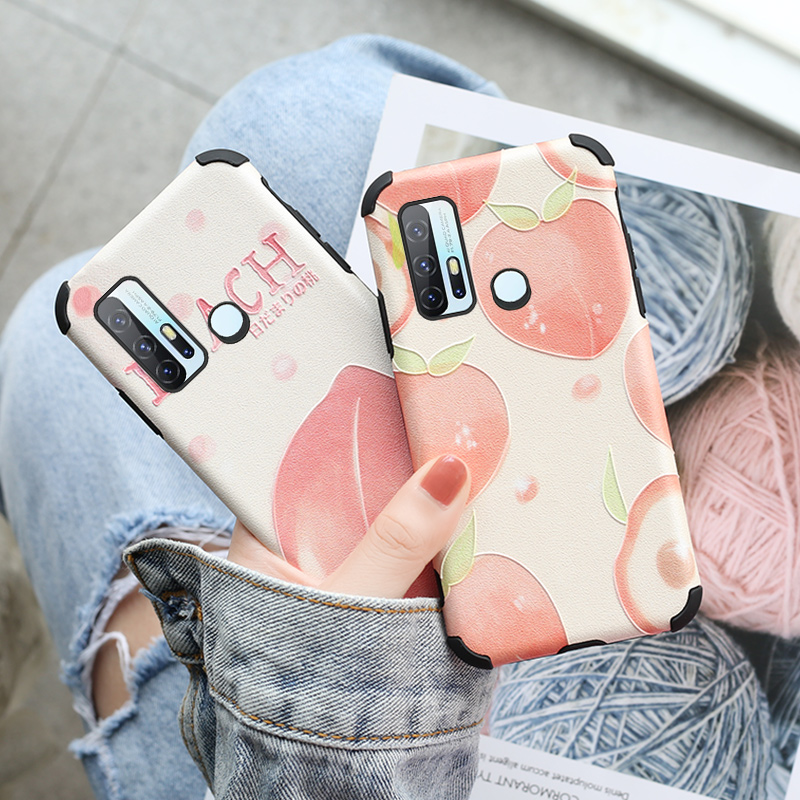 Water Honey Peach vivoz6 Women's Mobile Phone Protection Shell Full-Pack Side z5x Anti-Fall z5 Frosted z3 z3 z3i z3i Protective Sleeve z3x z3x VIVOz1 Youthful Version z1i personality