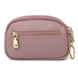 Кошелек, короткая модная сумка через плечо, маленькая небольшая сумка для матери, ключница, кожаные монеты, из натуральной кожи, простой и элегантный дизайн