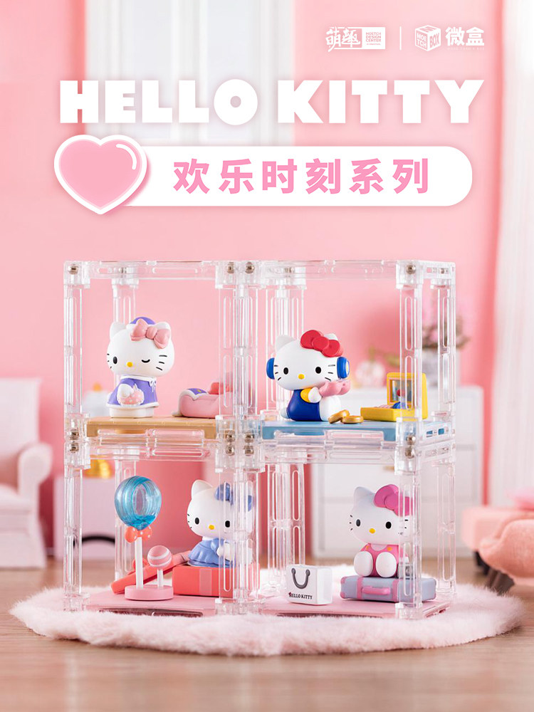 (Cute Gallery) Hello Kitty Joy Moment Blind Box Hello Model Pendulum Girl Gift Microbox