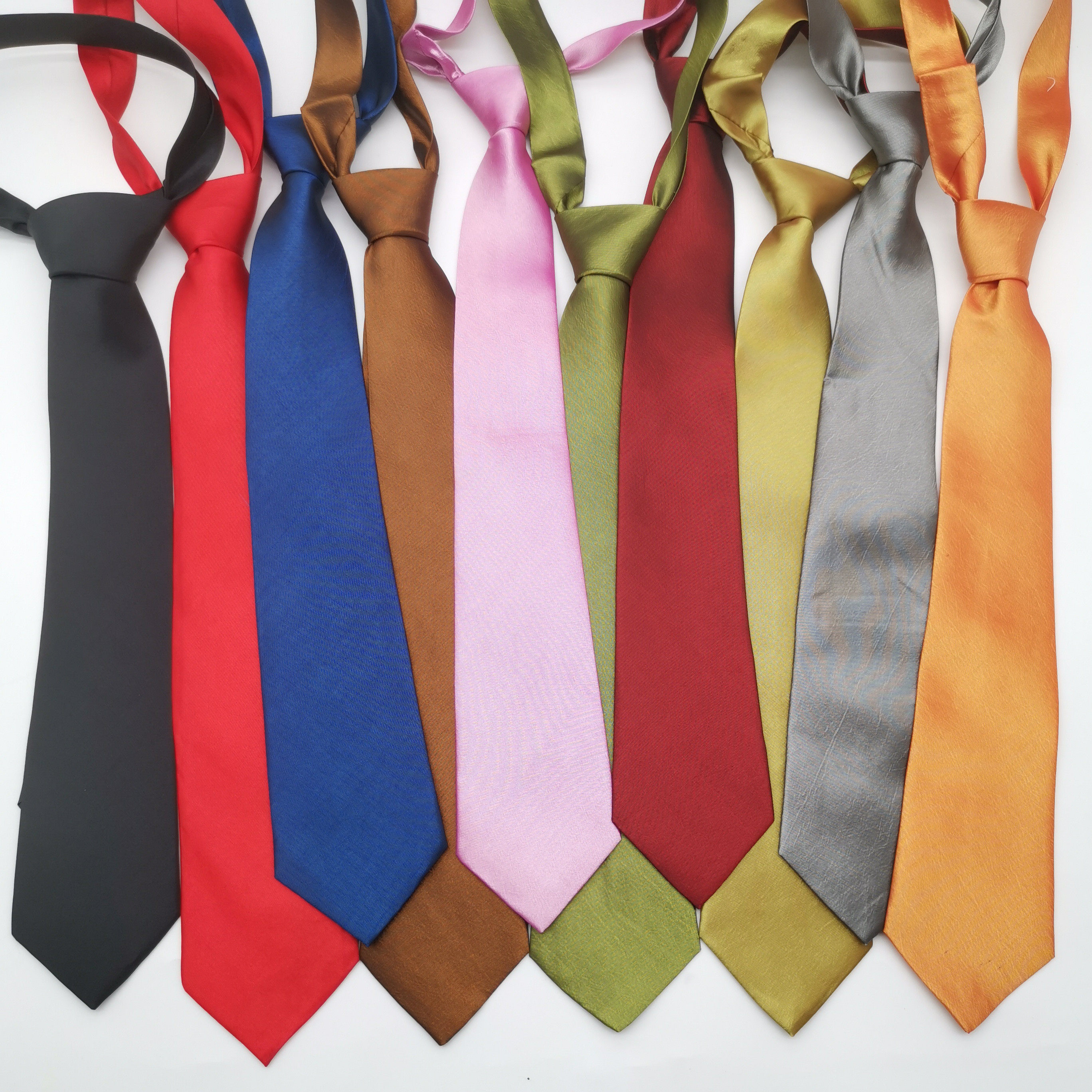 Xingshu Beno (tiger skin pattern) European and American style 8cm hand tie tie unisex fashion solid color retro decoration