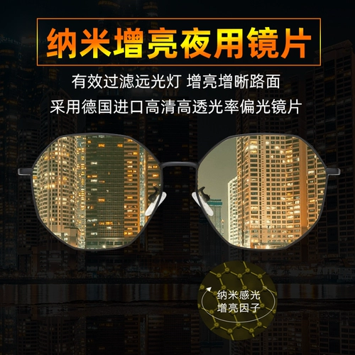 Анти -придаточное зеркальное зеркальное зерновое зрение, посвященное вождению ночью