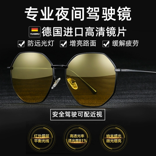 Анти -придаточное зеркальное зеркальное зерновое зрение, посвященное вождению ночью