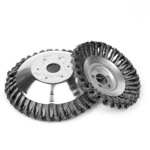 Grass brush wire wheel brush knife mowing dust removal power tool lawn mower edge weed trimmer head accessories