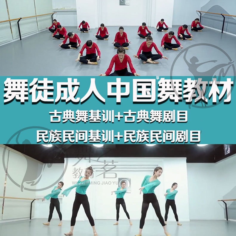 Dancer Adult Dance Teaching Materials Classical Dance Body Rhymes Basic Training Ethnic Folk Group Repertoire Finished Dance Video Teaching Materials