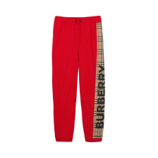 Женские брюки burberry/博柏利女士红色棉质休闲裤巴宝莉