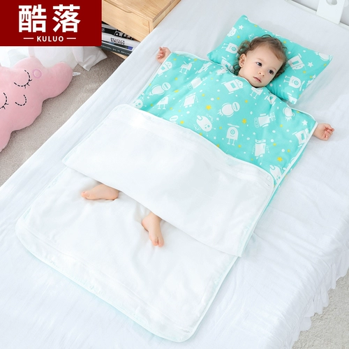 Детское одеяло, летний тонкий пододеяльник, марлевая акула, спальный мешок, свободное движение для ног
