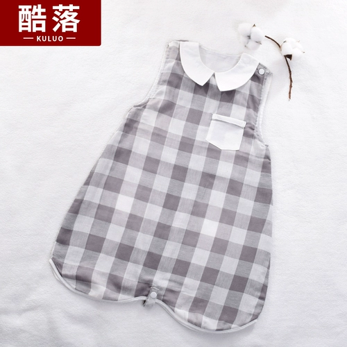 Детский спальный мешок, одеяло, пододеяльник, марлевая летняя тонкая акула, свободное движение для ног