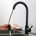 rửa tay cảm ứng Vòi cảm ứng nhà bếp bằng thép không gỉ 304 Vòi cảm ứng kiểu kéo ra chạm vòi nước tự động thông minh vòi lavabo cảm ứng vòi cảm ứng Vòi cảm ứng