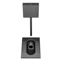 Strong Steel Manufacturer Wholesale Gun Grey Metal Stainless Steel Squat Toilet Squatting Pit Type Stool Pool Stool basin Bar