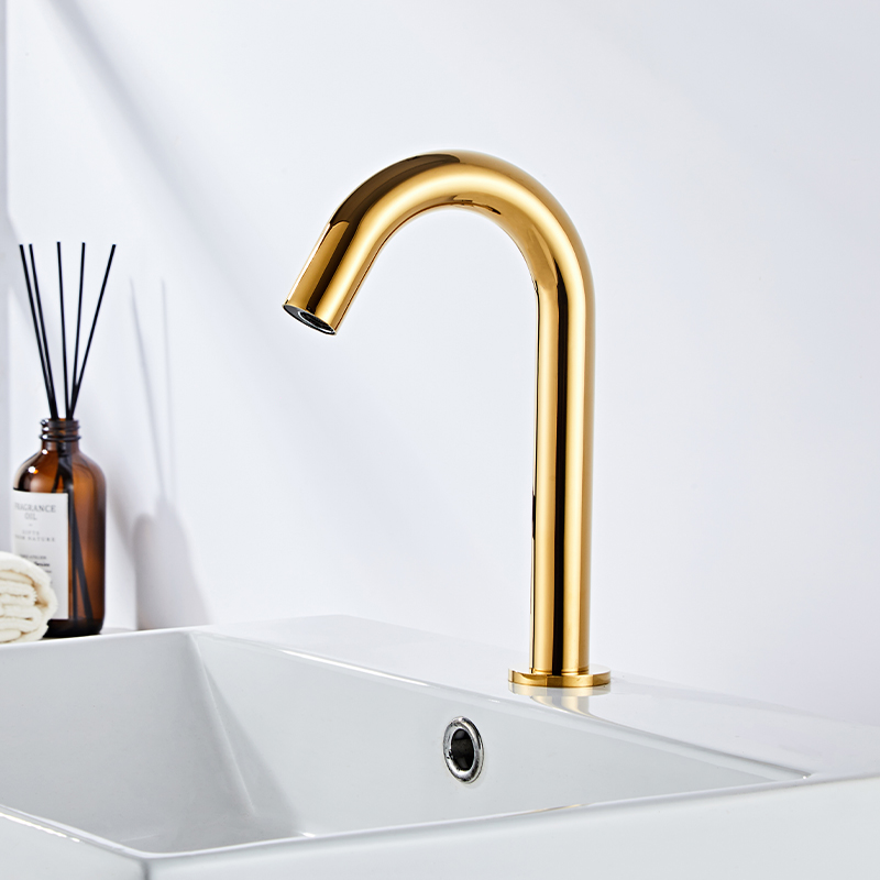Golden sensor faucet automatic smart faucet single cold and hot sensor faucet sensor handwash