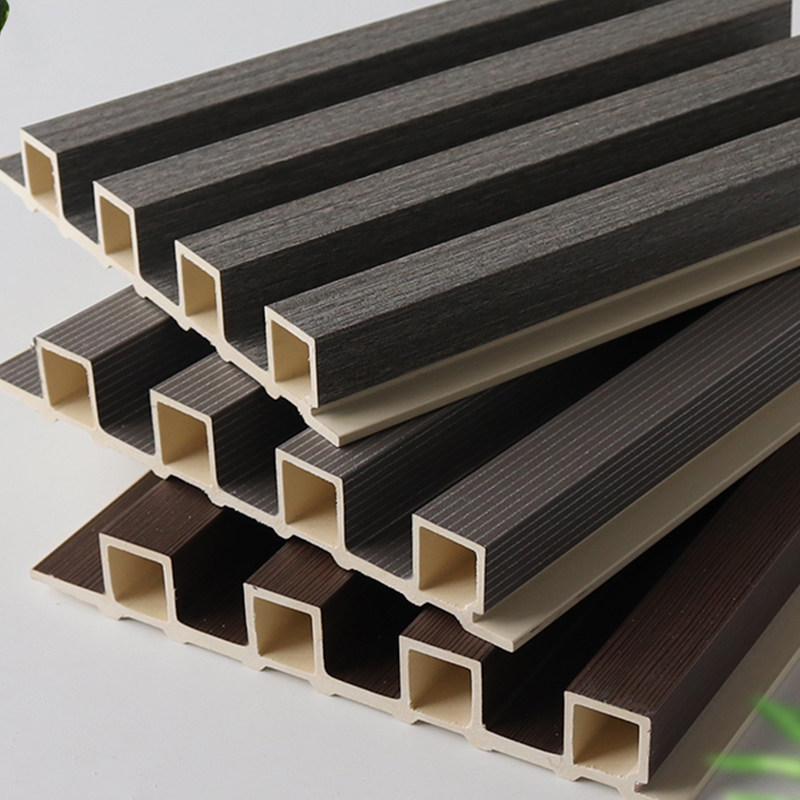 Bamboo and wood fiber integrated grille wall decoration background wall suspended ceiling waterproof formaldehyde-free light luxury sheet factory