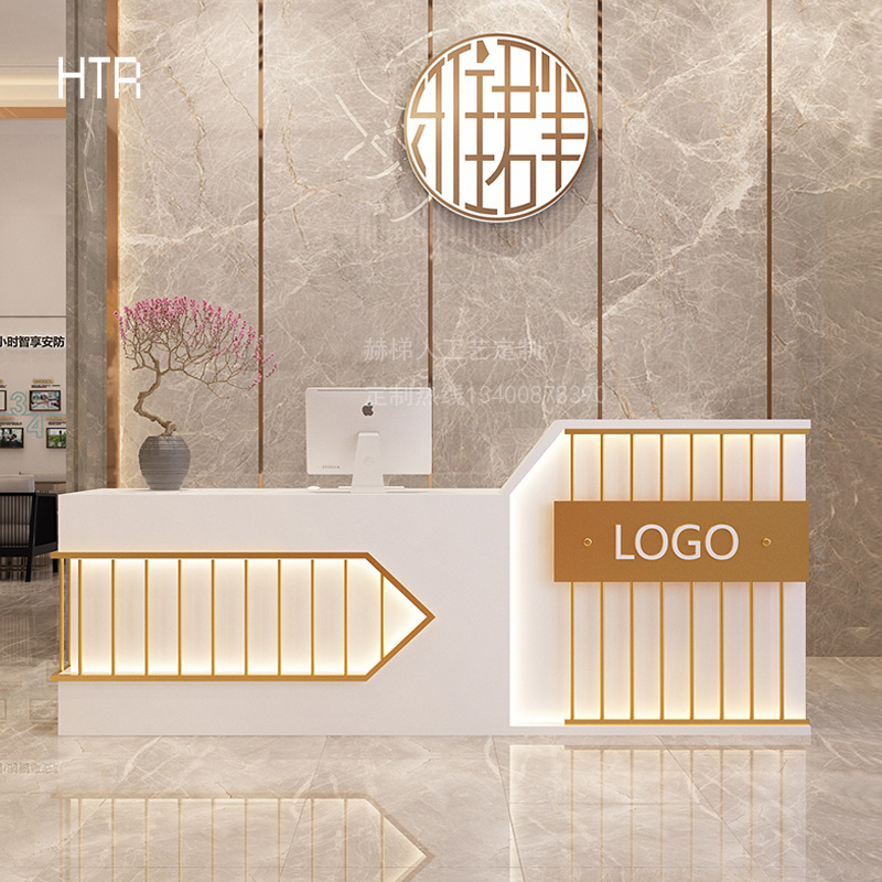 New Chinese Bar Register Reserve Front Desk Milk Tea Bar Table Ballroom Shop Bar