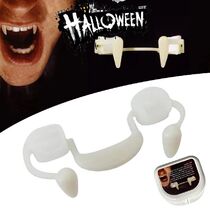 New Halloween Cosplay Retractable Vampire Teeth Dentures
