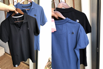 2021 new product mens T F small North spring and summer breathable short-sleeved T-shirt Mens lapel T-shirt Polo shirt