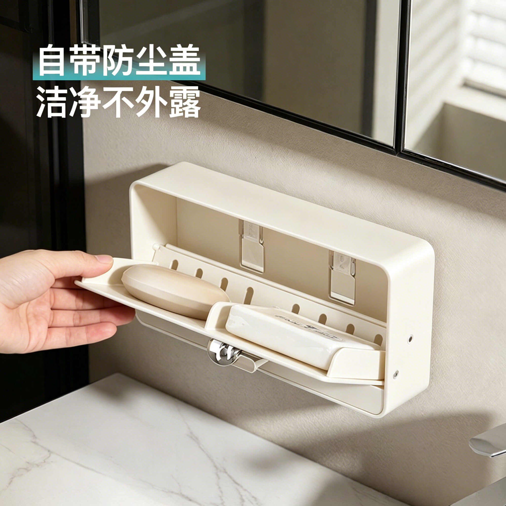 卫生间肥皂盒壁挂式免打孔的怎么选？2026年&ldquo;免打孔+强沥水&rdquo;正成新基准