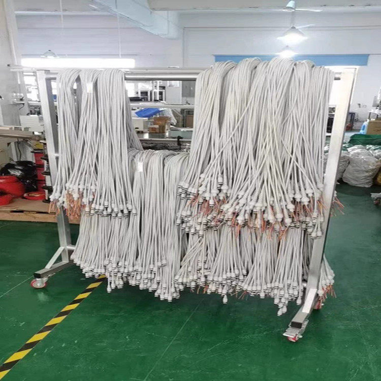 Мучительный 挂线架镀锌带轮数据线线束线材可移动多功能挂线货架