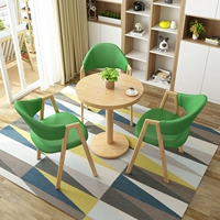 Зеленый стол в стиле милитари, 3 стула, столешница 60.