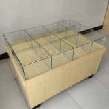 Деревянные зерно зерно сухие фруктовые полки отображают шкаф супермаркет закуски с двойной массовой витриной пищевой продовольствия