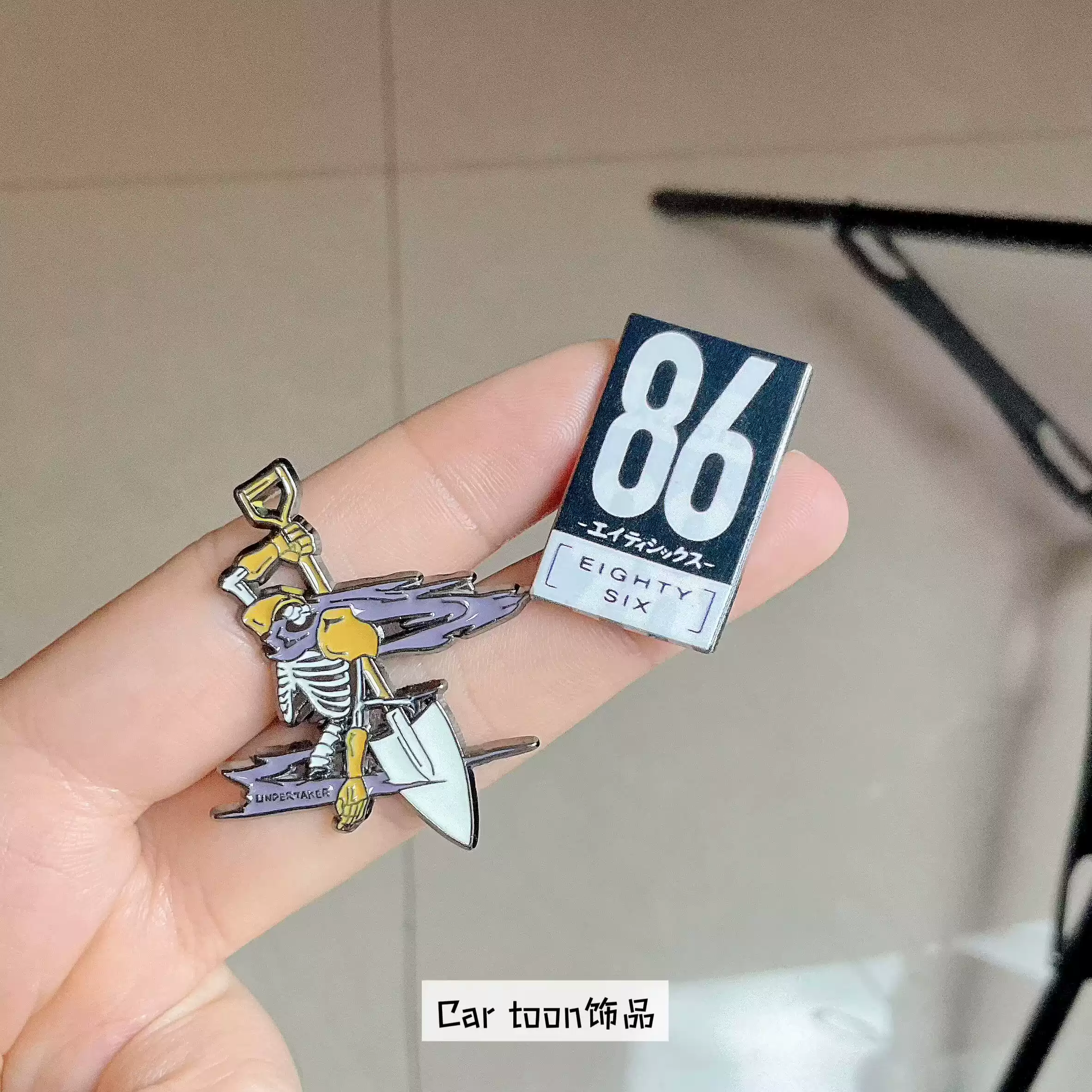 86不存在的戰區送葬者辛耶諾贊周邊胸針徽章胸章動漫
